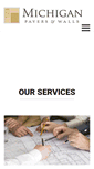 Mobile Screenshot of michiganpavers.com